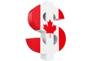 canadian dollar cad loonie flag